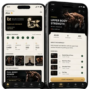 BAJRX Fitness App
